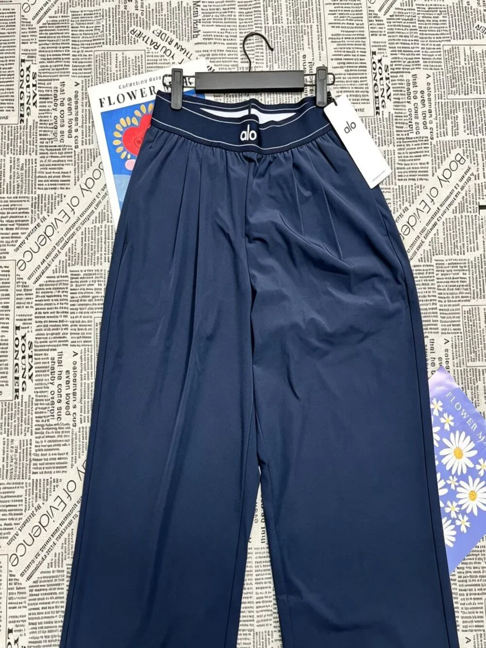 🛴NWT Authentic🎏 ALO Yoga Suit Up Trouser Navy Blue (Regular)